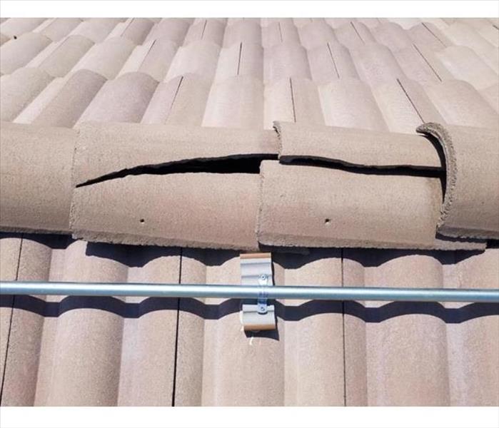 Roof Broken Tiles